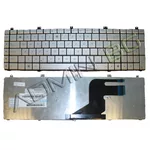 <span>Клавиатура за лаптоп</span> Клавиатура за лаптоп Asus N55 Silver US/UK с Кирилица  - 