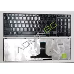 <span>Клавиатура за лаптоп</span> Клавиатура за лаптоп Toshiba Satellite A660 A660D US/UK Glossy Черна с Кирилица  - 