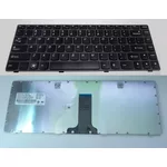 <span>Клавиатура за лаптоп</span> Клавиатура за лаптоп Lenovo IdeaPad G480 G485 Z380 Z480 Z485 Черна със Сива Рамка / Gray Frame Black  - 