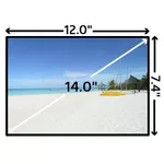 <span>Матрица за лаптоп</span> Матрица за лаптоп (Дисплей) 14.0" Dell Inspiron 1464 LED (1280x800) - Гланцова / Glossy  - 