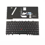 <span>Клавиатура за лаптоп</span> Клавиатура за лаптоп Lenovo ThinkPad Yoga S1 S240 Черна с Черна Рамка и Подсветка с Кирилица / Black Frame Black With Backlit  - 