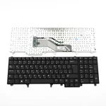 <span>Клавиатура за лаптоп</span> Клавиатура за лаптоп Dell Latitude E5530 E6520 Черна с Рамка и Pointing Stick - с Кирилица  - 