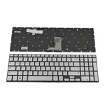 <span>Клавиатура за лаптоп</span> Клавиатура за лаптоп Samsung NP670Z5E NP680Z5E NP770Z5E NP780Z5E NP870Z5E NP880Z5E Сребриста Без Рамка (Малък Ентър) с Подсветка / Silver Without Frame With Backlit US  - 