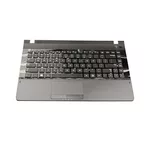 <span>Клавиатура за лаптоп</span> Клавиатура за лаптоп Samsung NP300E4A NP305E4A NP3431EA Черна с Палмрест / Black With Palmrest  - 
