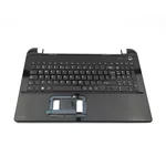<span>Клавиатура за лаптоп</span> Горен корпус (Upper Cover - Palmrest) Toshiba Satellite L50-B Черна с Черна Рамка с Палмрест Без Тъчпад с Кирилица / Black Frame Black Palmrest Without TouchPad  - 