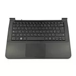 <span>Клавиатура за лаптоп</span> Клавиатура за лаптоп Samsung NP900X3A Черна с Черен Палмрест с Тъчпад Подсветка и Говорители / Black With Palmrest ToucHPad Speaker Backlit  - 
