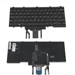 <span>Клавиатура за лаптоп</span> Клавиатура за лаптоп Dell Latitude E5450 E7450 E5470 E7470 Черна Без Рамка (Голям Ентър) с Подсветка / Black Without Frame UK With Backlit Type 2  - 