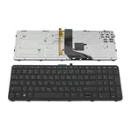 <span>Клавиатура за лаптоп</span> Клавиатура за лаптоп HP ZBook 15 ZBook 15 G2 ZBook 17 ZBook 17 G1 G2 With Pointing Stick Черна с Черна Рамка с Кирилица / Black Frame Black  - 