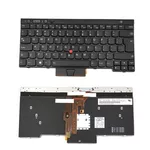<span>Клавиатура за лаптоп</span> Клавиатура за лаптоп Lenovo ThinkPad T430 L430 W530 T430I T430S X230I X230 T530I Black / Черна с Подсветка / Black Frame Black With Backlit  - 