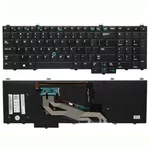 <span>Клавиатура за лаптоп</span> Клавиатура за лаптоп Dell Latitude E5540 Черна с Пойнтинг стик и Подсветка с Кирилица / Black With Poiting Stick With Backlit  - 