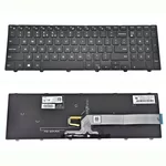 <span>Клавиатура за лаптоп</span> Клавиатура за лаптоп Dell Inspiron 5547 5748 5749 5755 15-3000 Latitude 3550 Черна с Черна Рамка с Подсветка / Black Frame Black With Backlit и Кирилица  - 