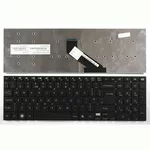 <span>Клавиатура за лаптоп</span> Клавиатура за лаптоп Packard Bell TS11SB TS11HR TS13SB TSX66HR Gateway NV55 Черна Без Рамка  / Black Without Frame US/UK с Кирилица  - 