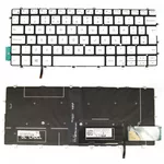 <span>Клавиатура за лаптоп</span> Клавиатура за лаптоп Dell XPS 13 9370 Бяла Без Рамка (Голям Ентър) с Подсветка / White Without Frame UK With Backlit  - 
