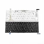 <span>Клавиатура за лаптоп</span> Клавиатура за лаптоп Acer Aspire S3-392 S3-392G Черна Без Рамка (Малък Ентър) с Подсветка / Black Without Frame US​ With Backlit - с Кирилица  - 