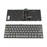 <span>Клавиатура за лаптоп</span> Клавиатура за лаптоп Lenovo IdeaPad 330S-14IKB Yoga 520-14IKB 720-15IKB Сива Без Рамка (Малък Ентър) с Подсветка / Gray Without Frame With Backlit  - 