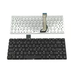 <span>Клавиатура за лаптоп</span> Клавиатура за лаптоп Asus E402 E402M E402MA E402S E402SA E403SA Черна Без Рамка (Малък Ентър) / Black Without Frame US С Кирилица   - 