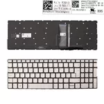 <span>Клавиатура за лаптоп</span> Клавиатура за лаптоп Lenovo IdeaPad 720s 720s-15 720s-15isk 720s-15ikb Сребриста Без Рамка с Подсветка / Silver Without Frame With Backlit US/UK   - 