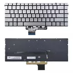 <span>Клавиатура за лаптоп</span> Клавиатура за лаптоп HP Spectre X360 13-AW Сребриста Без Рамка (Малък Ентър) с Подсветка US  - 