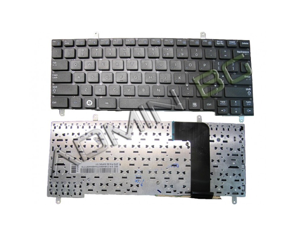 Клавиатура за лаптоп Клавиатура за лаптоп Samsung Mini Laptop N210 N220 Without Frame Black UK Клавиатура за лаптоп Клавиатура за лаптоп Samsung Mini Laptop N210 N220 Without Frame Black UK
