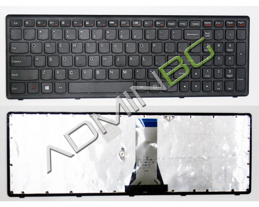 Клавиатура за лаптоп Клавиатура за лаптоп Lenovo IdeaPad S500 S510p G500s Black Frame Black Клавиатура за лаптоп Клавиатура за лаптоп Lenovo IdeaPad S500 S510p G500s Black Frame Black
