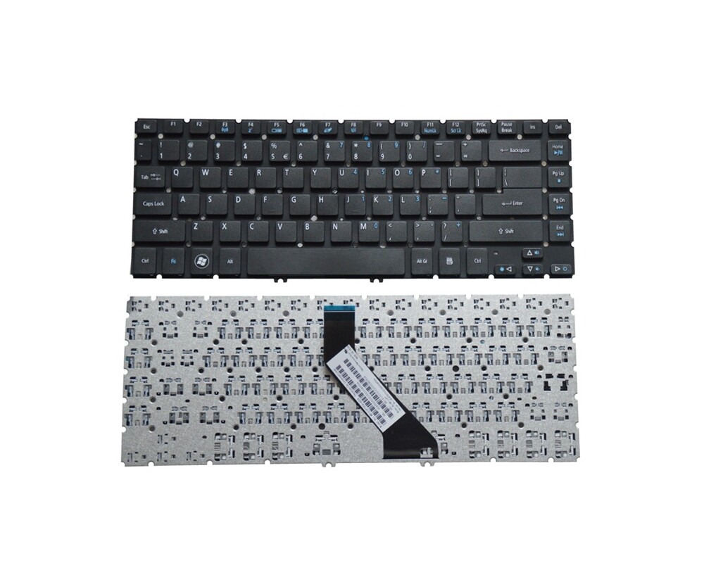 Клавиатура за лаптоп Клавиатура за лаптоп Acer Aspire V5-471 V5-431 M5-481 Without Frame Black US/UK Клавиатура за лаптоп Клавиатура за лаптоп Acer Aspire V5-471 V5-431 M5-481 Without Frame Black US/UK
