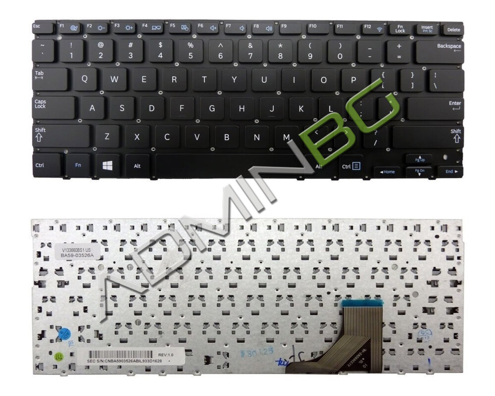 Клавиатура за лаптоп Клавиатура за лаптоп Samsung NP530U3B NP530U3C NP535U3C Black Without Frame UK Клавиатура за лаптоп Клавиатура за лаптоп Samsung NP530U3B NP530U3C NP535U3C Black Without Frame UK