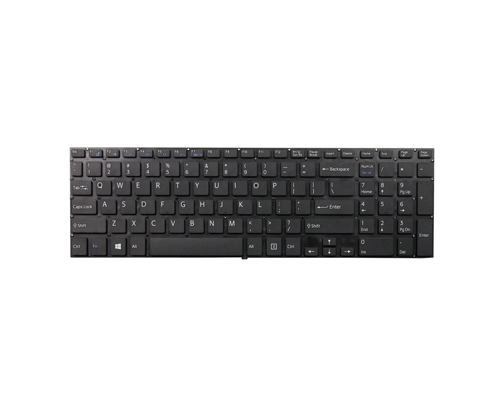 Клавиатура за лаптоп Клавиатура за лаптоп Sony Vaio Fit 15E Черна без рамка (малък Enter) с Кирилица Клавиатура за лаптоп Клавиатура за лаптоп Sony Vaio Fit 15E Черна без рамка (малък Enter) с Кирилица