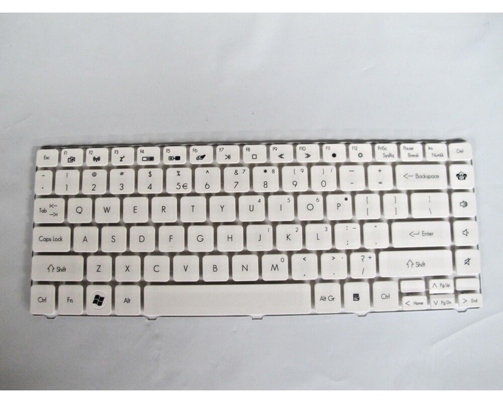 Клавиатура за лаптоп Клавиатура за лаптоп Gateway NV49C Packard Bell EasyNote NM98 NM85 NM87 Бяла / White Клавиатура за лаптоп Клавиатура за лаптоп Gateway NV49C Packard Bell EasyNote NM98 NM85 NM87 Бяла / White