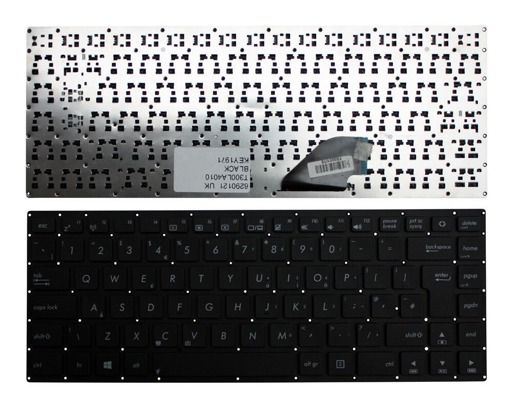Клавиатура за лаптоп Клавиатура за лаптоп Asus T300LA 4010 Черна Без Рамка с Голям Ентър / Black Without Frame UK Клавиатура за лаптоп Клавиатура за лаптоп Asus T300LA 4010 Черна Без Рамка с Голям Ентър / Black Without Frame UK