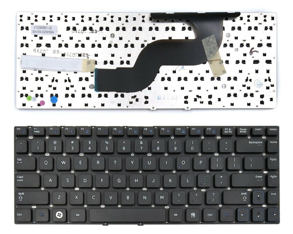 Клавиатура за лаптоп Клавиатура за лаптоп Samsung RV411 RV412 RV415 RV420 Черна Без Рамка (Малък Ентър) / Black Without Frame US Клавиатура за лаптоп Клавиатура за лаптоп Samsung RV411 RV412 RV415 RV420 Черна Без Рамка (Малък Ентър) / Black Without Frame US
