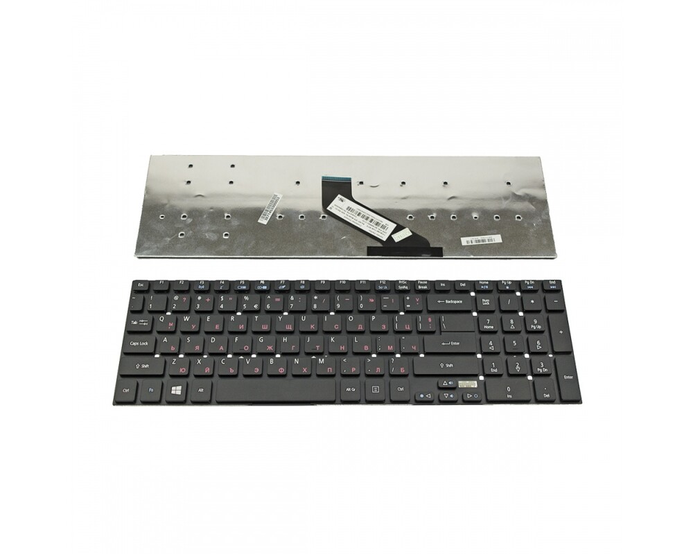 Клавиатура за лаптоп Клавиатура за лаптоп Acer Aspire 5830 5755 V3-571G V3-771G Black Without Frame US/UK с Кирилица Клавиатура за лаптоп Клавиатура за лаптоп Acer Aspire 5830 5755 V3-571G V3-771G Black Without Frame US/UK с Кирилица