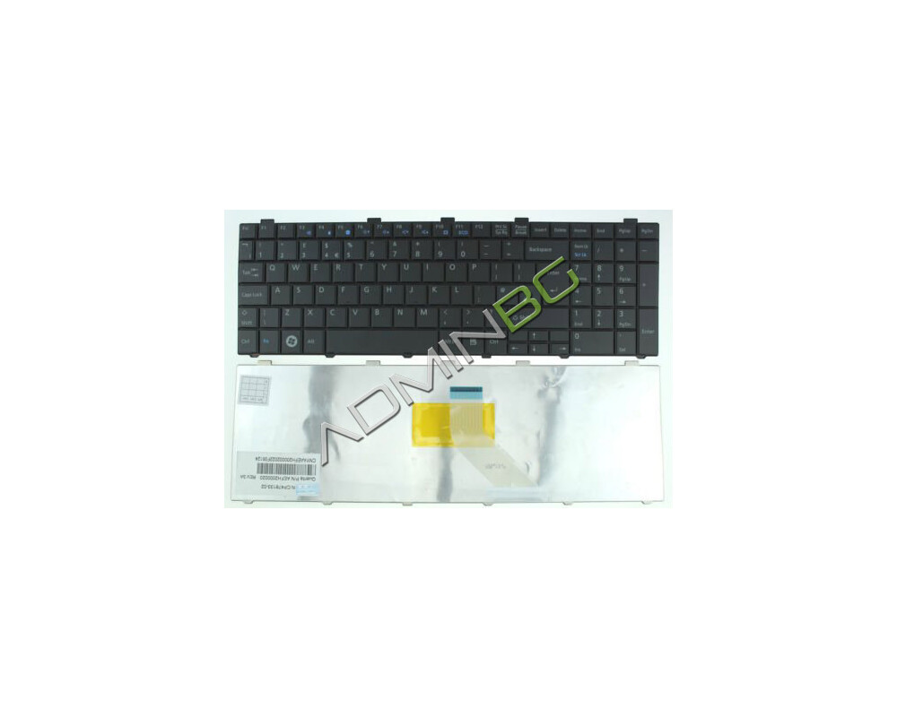 Клавиатура за лаптоп Клавиатура за лаптоп Fujitsu LifeBook AH530 AH531 Black US/UK Клавиатура за лаптоп Клавиатура за лаптоп Fujitsu LifeBook AH530 AH531 Black US/UK