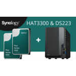 <span>Storage(NAS)</span> Комплект Synology NAS Server DS223 с 2 д... <span class='catalog-num-in-name'>DS223/2XHAT3300-4T</span> - 