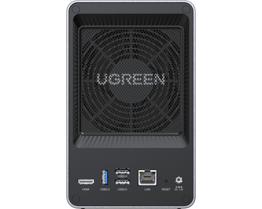Storage(NAS) UGREEN 2-Bay Diskless intel N100 8GB DDR5 RAM 32GB System Drive 4