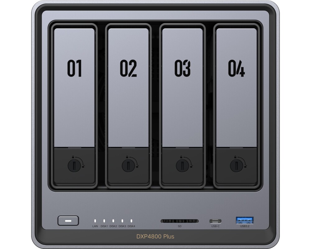 Storage(NAS) UGREEN 4-Bay Diskless intel 8505 8GB DDR5 RAM 128GB System Drive 2