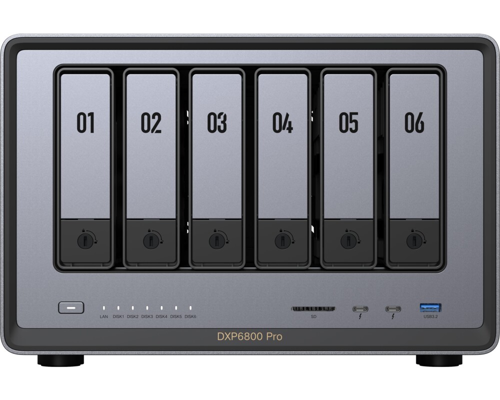 Storage(NAS) UGREEN 6-Bay Diskless i5-1235U 8GB DDR5 RAM 128GB System Drive 2