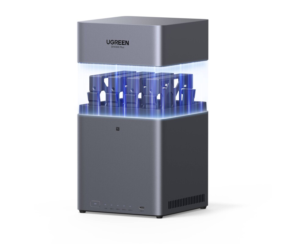 Storage(NAS) UGREEN 4-Bay RK3588C DDR4X 8GB RAM 32GB eMMC System Drive 4