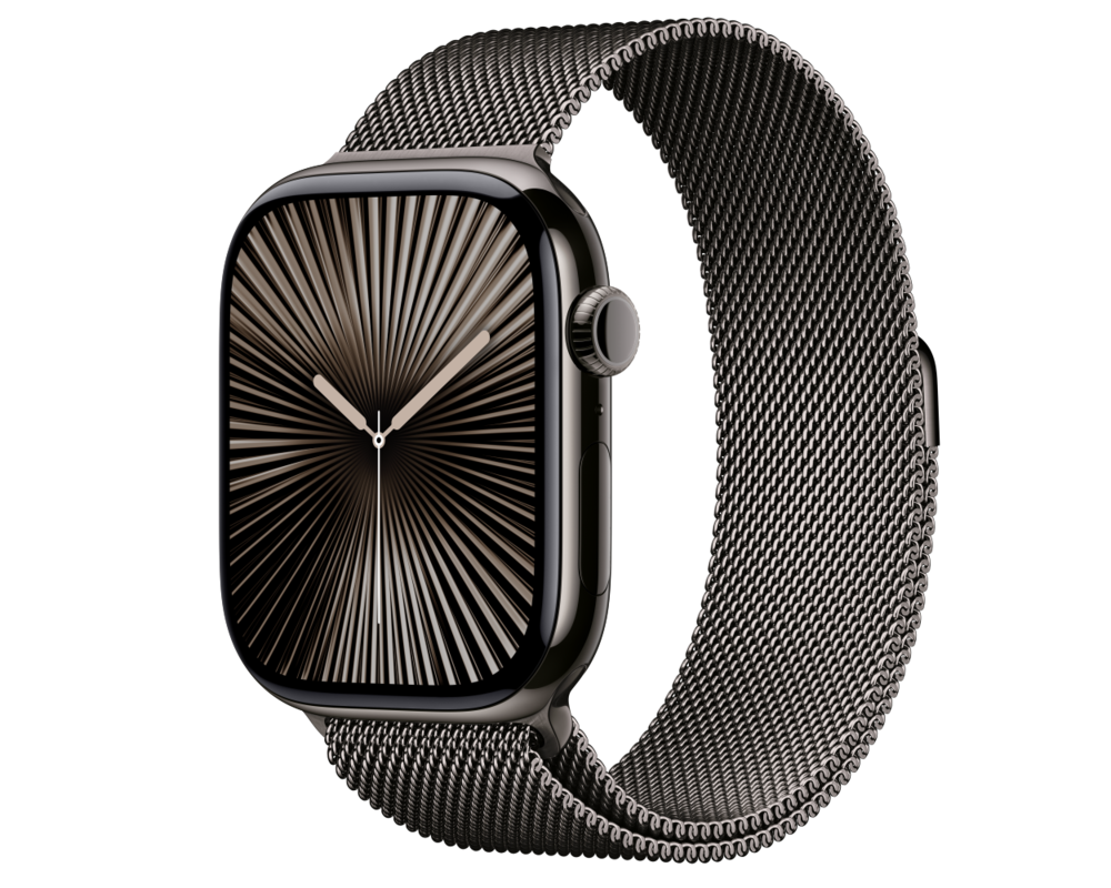 Smart часовник APPLE Watch S10 Cellular 46mm Slate Titanium Case with Slate Milanese Loop SM 7