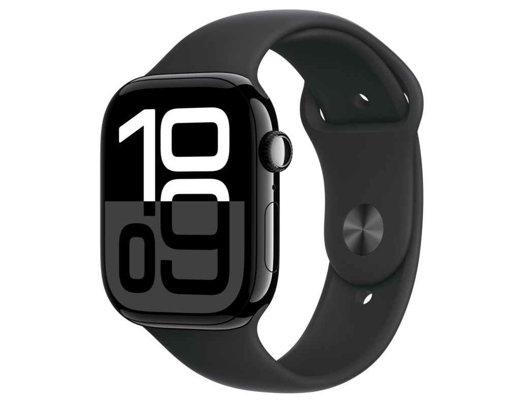 Smart часовник APPLE Watch S10 Cellular 46mm Jet Black Alu Case with Black Sport Band SM 5