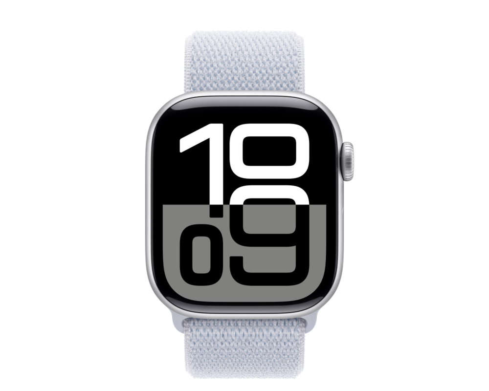 Smart часовник APPLE Watch S10 GPS 42mm Silver Alu Case with Blue Cloud Sport Loop 7