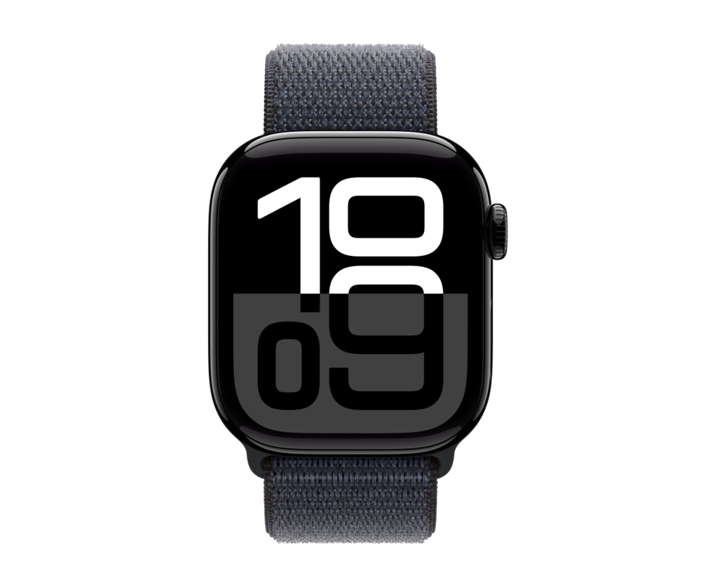 Smart часовник APPLE Watch S10 GPS 42mm Jet Black Alu Case with Ink Sport Loop 7