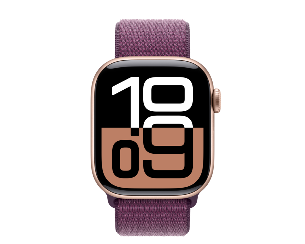 Smart часовник APPLE Watch S10 GPS 42mm Rose Gold Alu Case with Plum Sport Loop 7