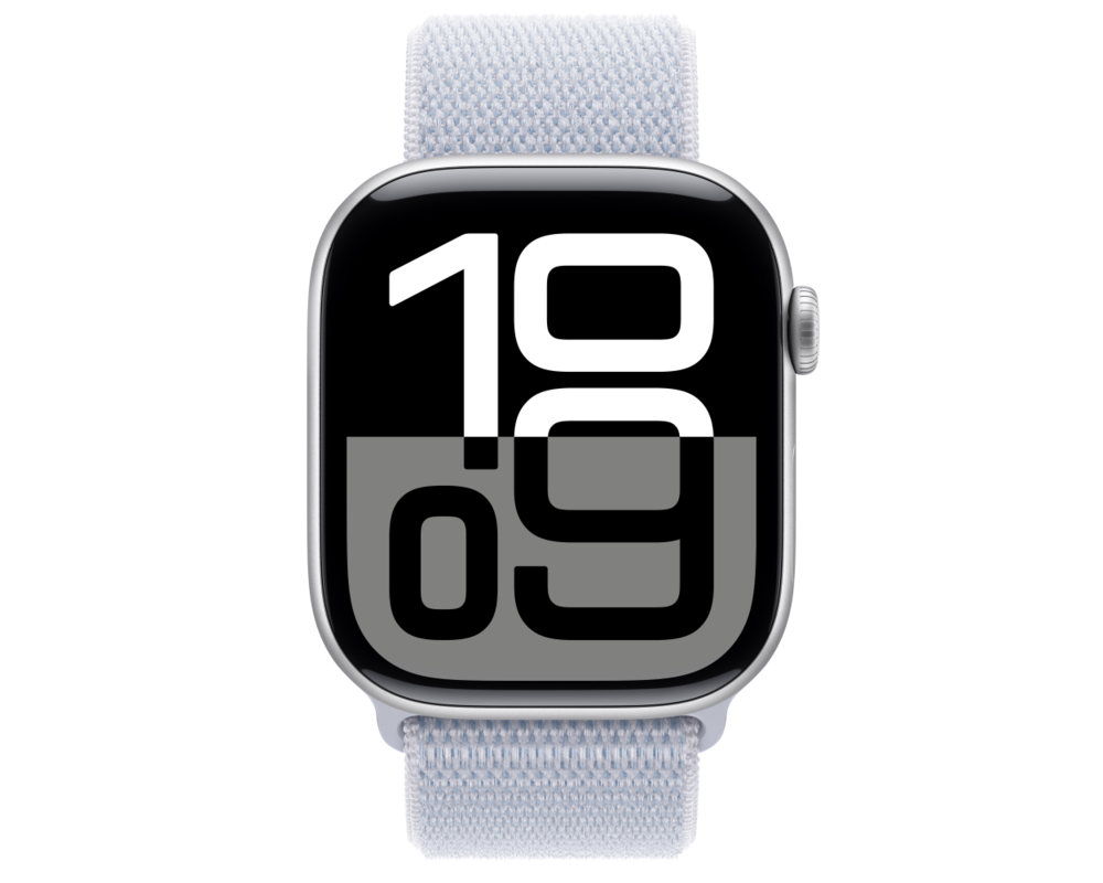 Smart часовник APPLE Watch S10 GPS 46mm Silver Alu Case with Blue Cloud Sport Loop 6