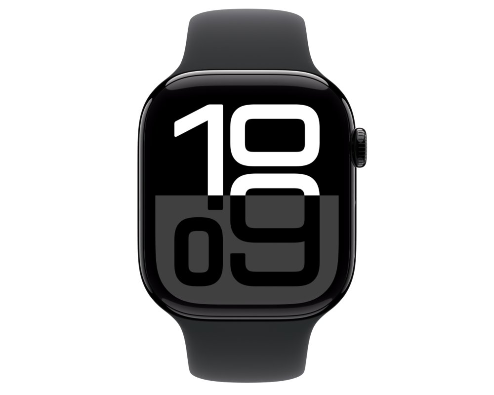 Smart часовник APPLE Watch S10 GPS 46mm Jet Black Alu Case with Black Sport Band SM 5