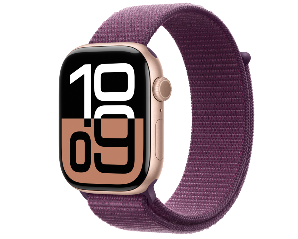 Smart часовник APPLE Watch S10 GPS 46mm Rose Gold Alu Case with Plum Sport Loop 5