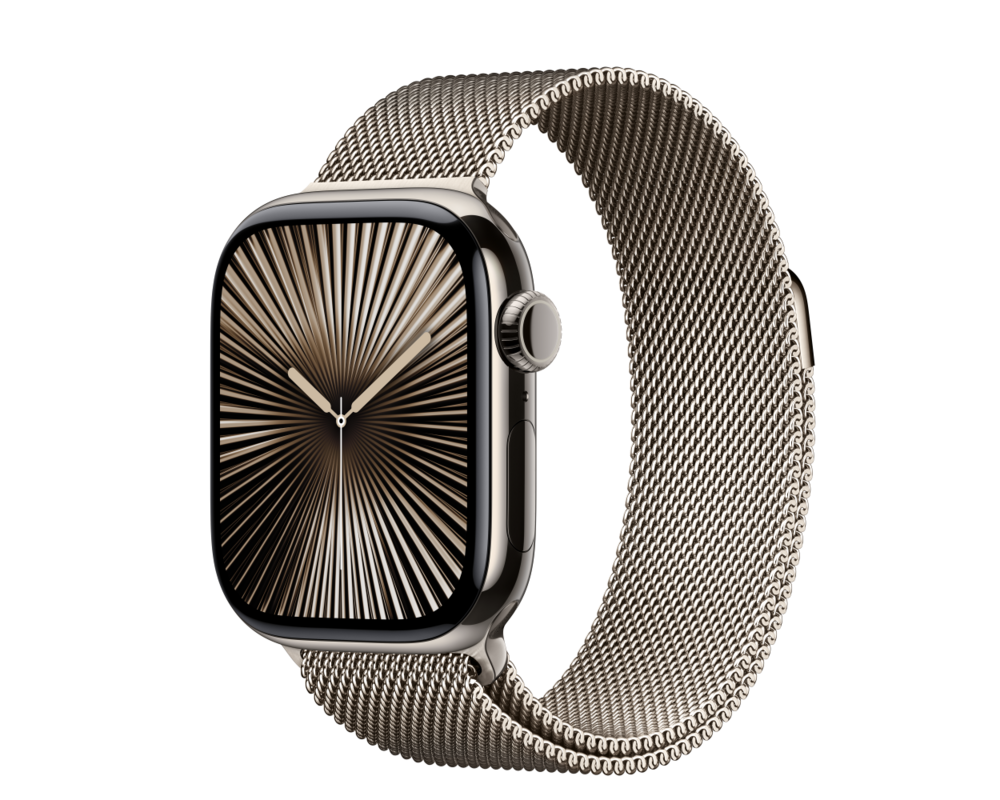 Smart часовник APPLE Watch S10 Cellular 42mm Natural Titanium Case with Natural Milanese Loop 7