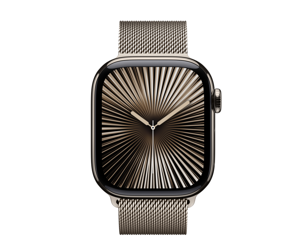 Smart часовник APPLE Watch S10 Cellular 42mm Natural Titanium Case with Natural Milanese Loop 9