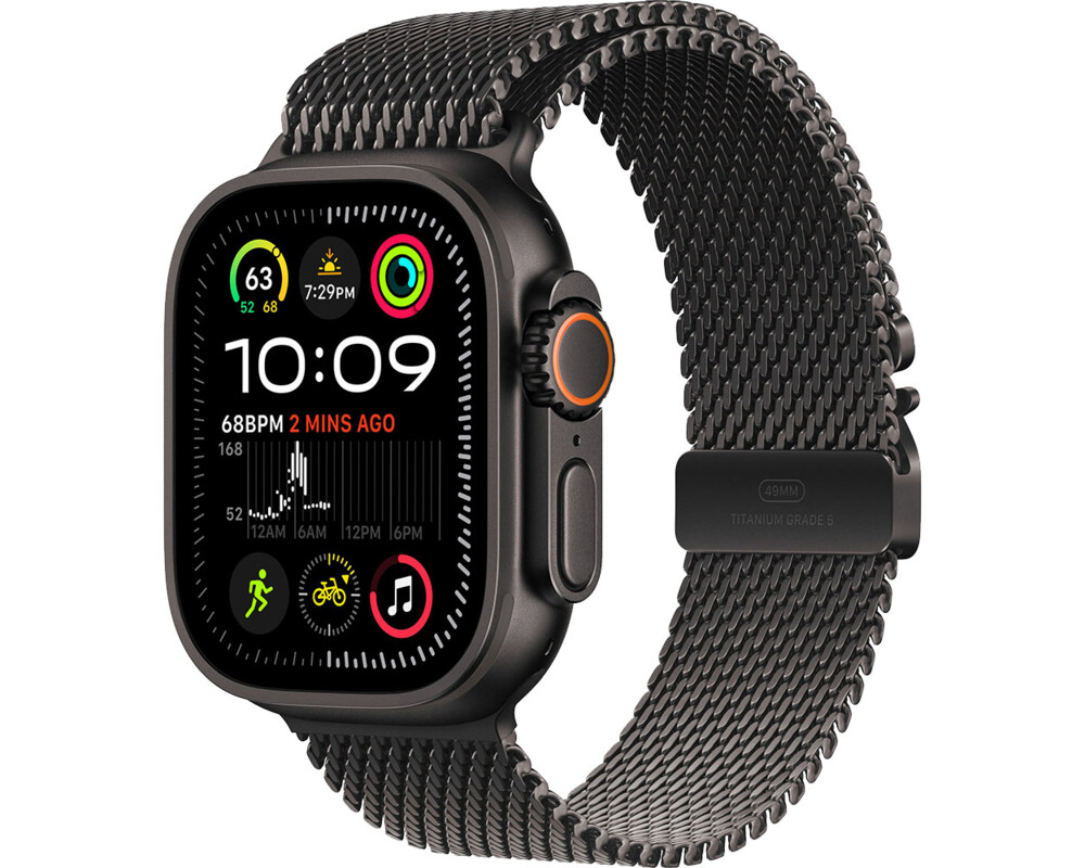 Smart часовник APPLE Watch Ultra2 v2 Cellular 49mm Black Titanium Case with Black Titanium Milanese Loop L 8