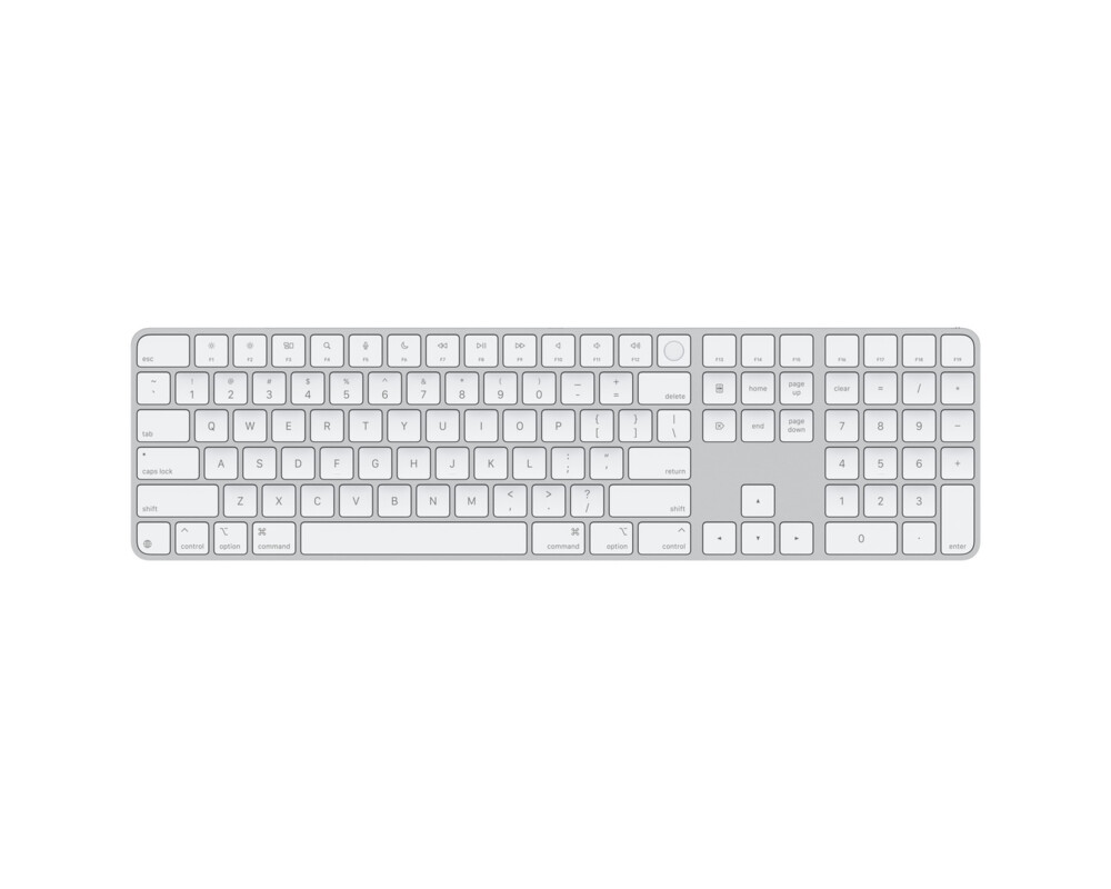 Клавиатура Apple Magic Keyboard (2024) w Touch ID and Numeric Keypad - US English - White Keys 2