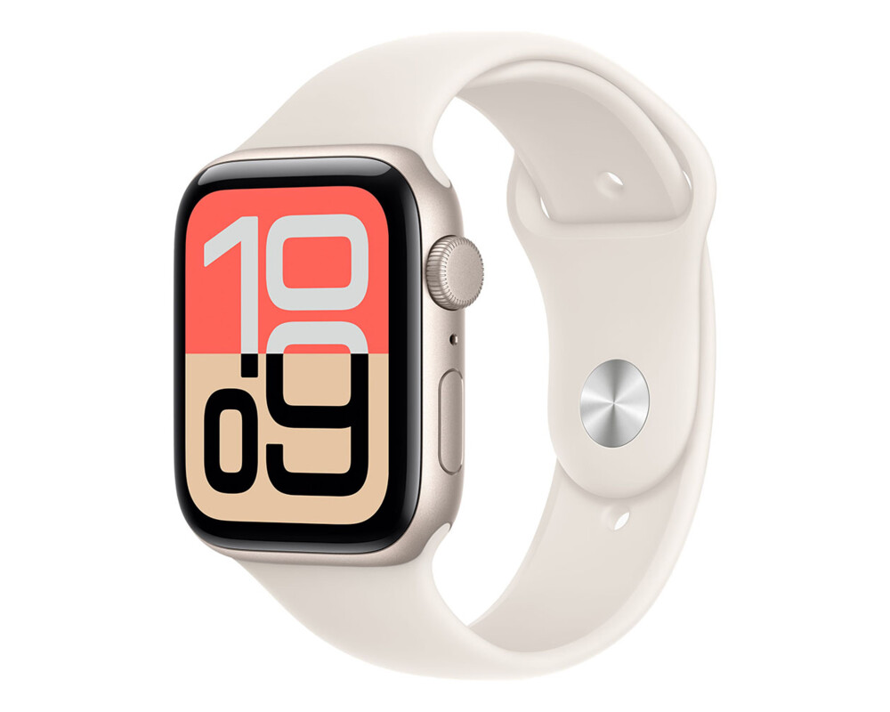 Smart часовник APPLE Watch SE 3 GPS 44mm Starlight Aluminium Case with Starlight Sport Band - S 4